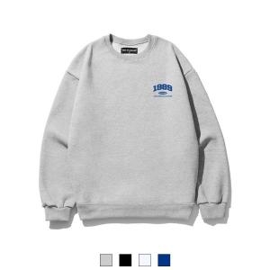 1989스탠다드 스몰 1989 맨투맨 STMSTD-0012 화이트멜란지 M_이미지