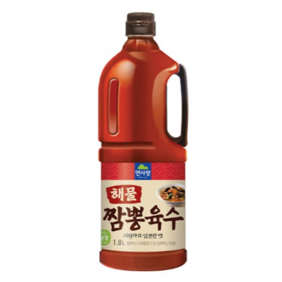 면사랑 해물 짬뽕육수 1.8L (1개)