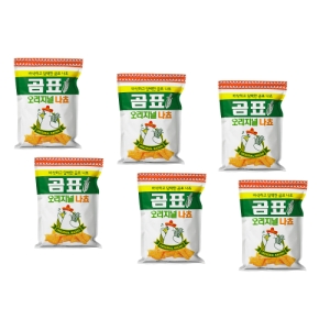 대한제분 곰표 오리지널 나쵸 바삭하고 담백한 간식 190gx6 한국_이미지