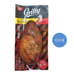 동원F&B 그릴리 황금닭가슴살 블랙페퍼 105g (10개)