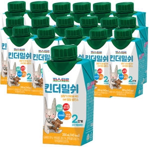 파스퇴르 킨더밀쉬 2단계 200ml (18개)_이미지