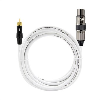 탑라인에이치디 HDTOP RCA to XLR MF 화이트 케이블