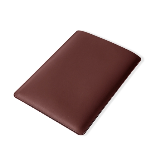이킵먼트 맥북 가죽 슬리브 파우치 Coffee 15형_이미지