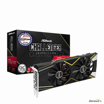 ASRock 라데온 <b>RX</b> <b>5700</b> <b>XT</b> CHALLENGER D OC D6 8GB 디앤디컴