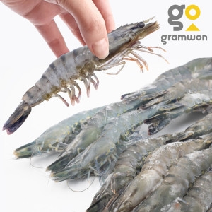 그램원 블랙타이거 새우 20미 500g 대하 중하 소금구이_이미지