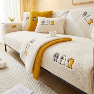 가위바위보 양털소파패드 4인용 90X240cm