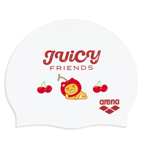 아레나 카카오프렌즈 라이언 체리 실리콘수모 A5AC1AC94WHT_이미지