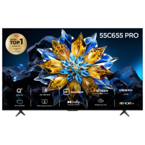 TCL 55C655 PRO 리퍼비시 (스탠드)_이미지