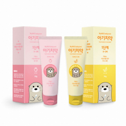 마이비 겔형 아기치약 1단계 50g (3개)_이미지