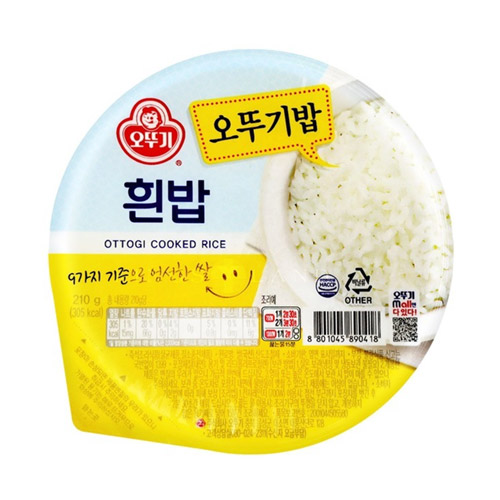 오뚜기 맛있는 오뚜기밥 흰밥 210g (2개)_이미지