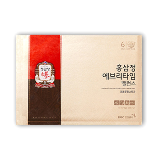 한국인삼공사 정관장 홍삼정 에브리타임 밸런스 10ml 20포 (2개)