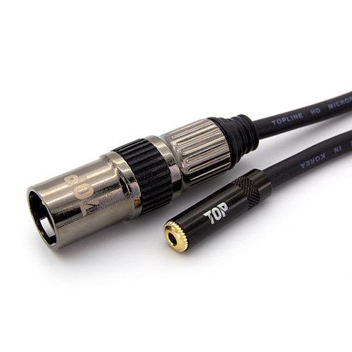 탑라인에이치디 HDTOP 3.5mm 스테레오 to XLR 케이블 (5m, HT-TP451)_이미지