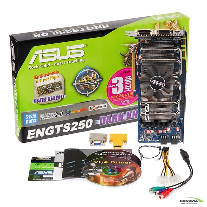 ASUS 지포스 GTS250 ENGTS250 DARK KNIGHT 512MB_이미지