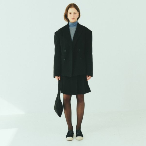 벤시몽 셋업 울 더블 재킷 카본_BS0FJK002CB 391662