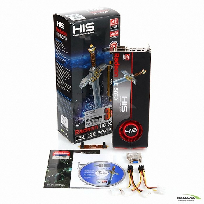 HIS 라데온 HD 5870 D5 1GB_이미지