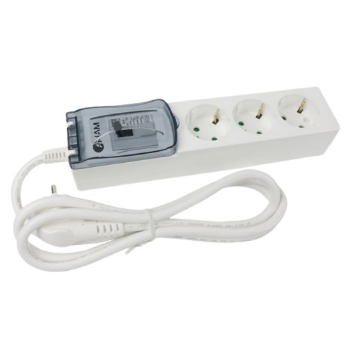 아남 3구 16A 과부하 배선차단 고용량 멀티탭 (4.5m)