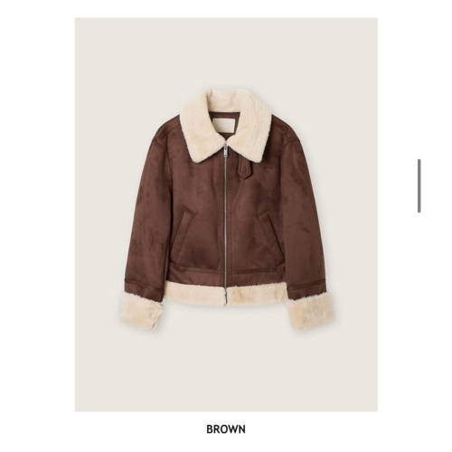 이랜드 로엠 여성 카라 집업 무스탕 RMJLF4VR11