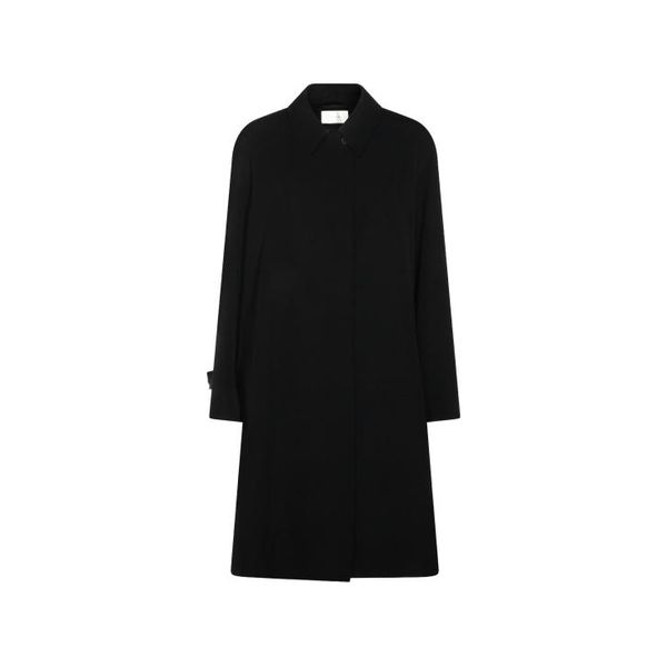 래핑차일드 더로우 Dayton 울 코트 10766W2812 DRN DARK NAVY_이미지
