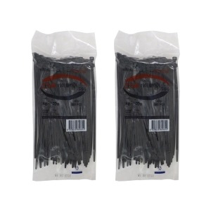 한올 케이블타이 140mm 흑색-100개-소 2봉 /전선타이