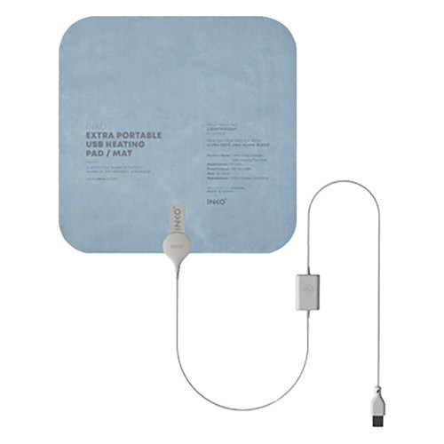 지본코스메틱 잉코 스웨이드 휴대용 USB 전기방석 PD-S300 (1인용, 30x30cm)