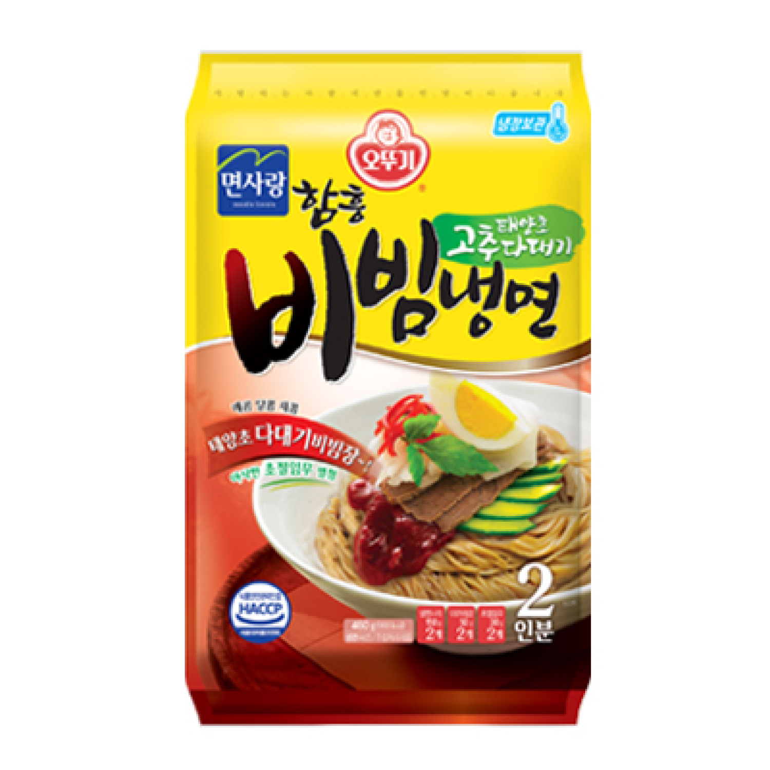 오뚜기 함흥 비빔냉면 2인분 460g (1개)