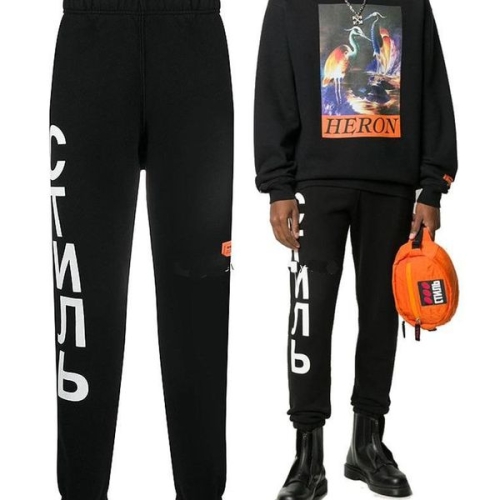 헤론프레스톤 헤론 로고 트레이닝팬츠 블랙 28186380_이미지