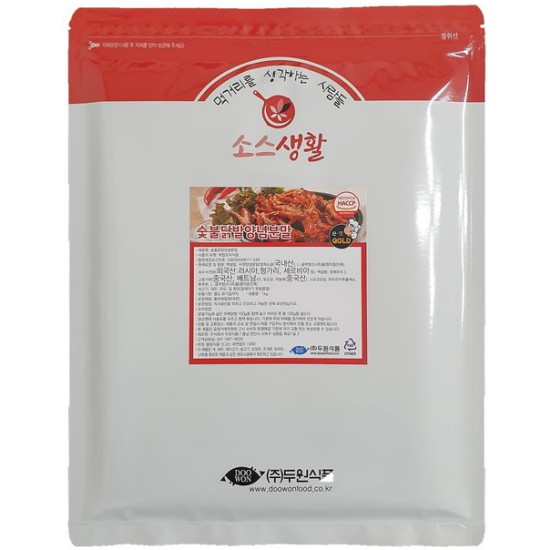 두원식품 숯불 닭발 양념 분말 500g (1개)_이미지