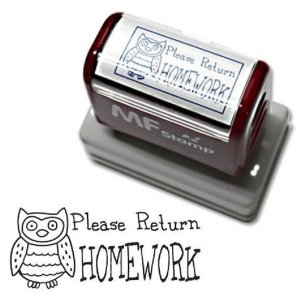 리틀램 만년도장 Return Homework Owl 455009_이미지