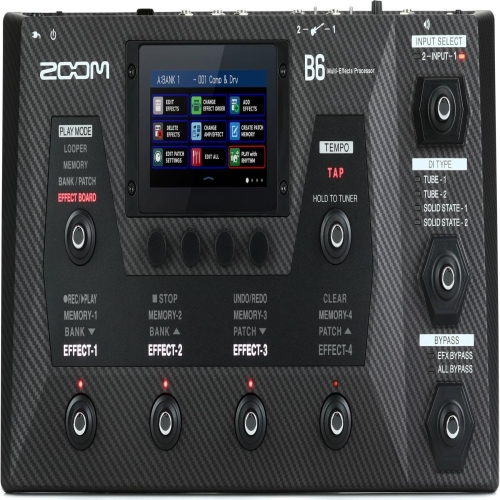 ZOOM B6 Bass Multi-Effects Processor ��� ��Ƽ ������