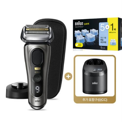 브라운 시리즈9 PRO Plus 9515s (1개+세척충전스테이션+세정액6개)_이미지