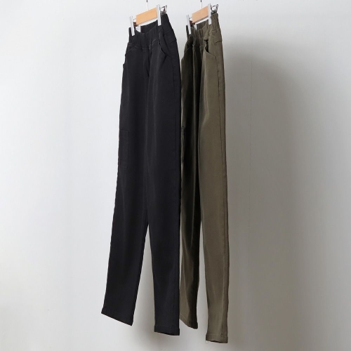 빅사이즈바지 J610L512 스판배기면기모밴딩팬츠 LO