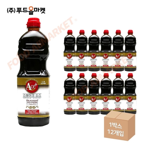  코리아제니스 에이스 플러스 스테이크 소스 930ml [12개]