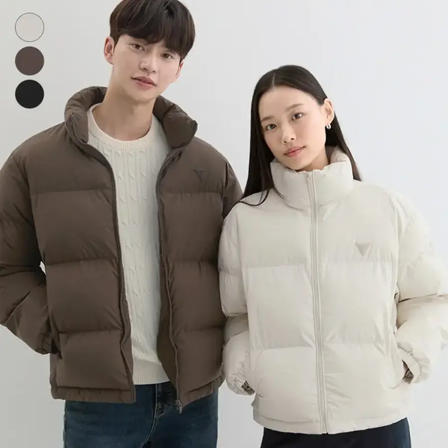 게스 ON 유니 베이직 패딩 푸퍼 NP4WE8011082501