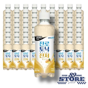 하이트진로 진로 토닉워터 진저에일 제로 300ml (72개)_이미지