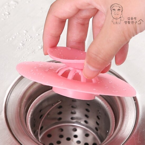 배수구마개 하수구 싱크대 욕조캡 악취차단
