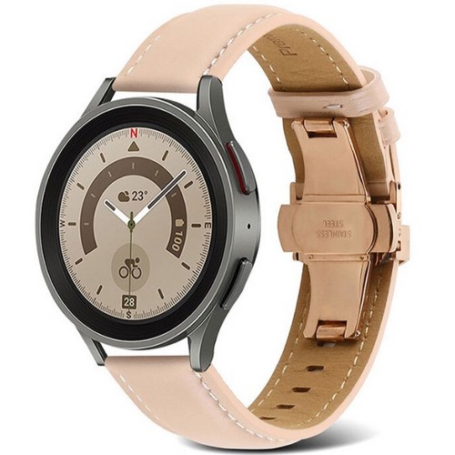 하푼 애플워치10 디버클 원터치 가죽 스트랩 (42mm/46mm)_이미지