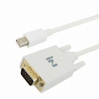 인네트워크 Mini DisplayPort 1.1 <b>to</b> VGA 변환 케이블 (IN-MDPV)