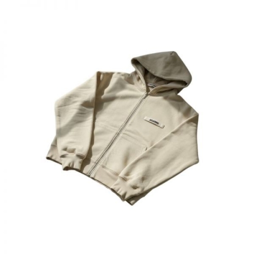  자크뮈스 LE HOODIE ZIP GROS GRAIN HOM00257AJ00126 150 BEIGE