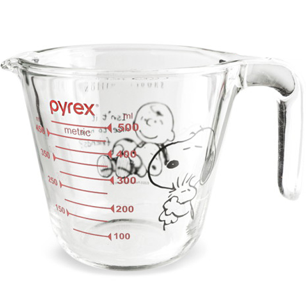 코렐브랜드 파이렉스 스누피 계량컵 500ml_이미지