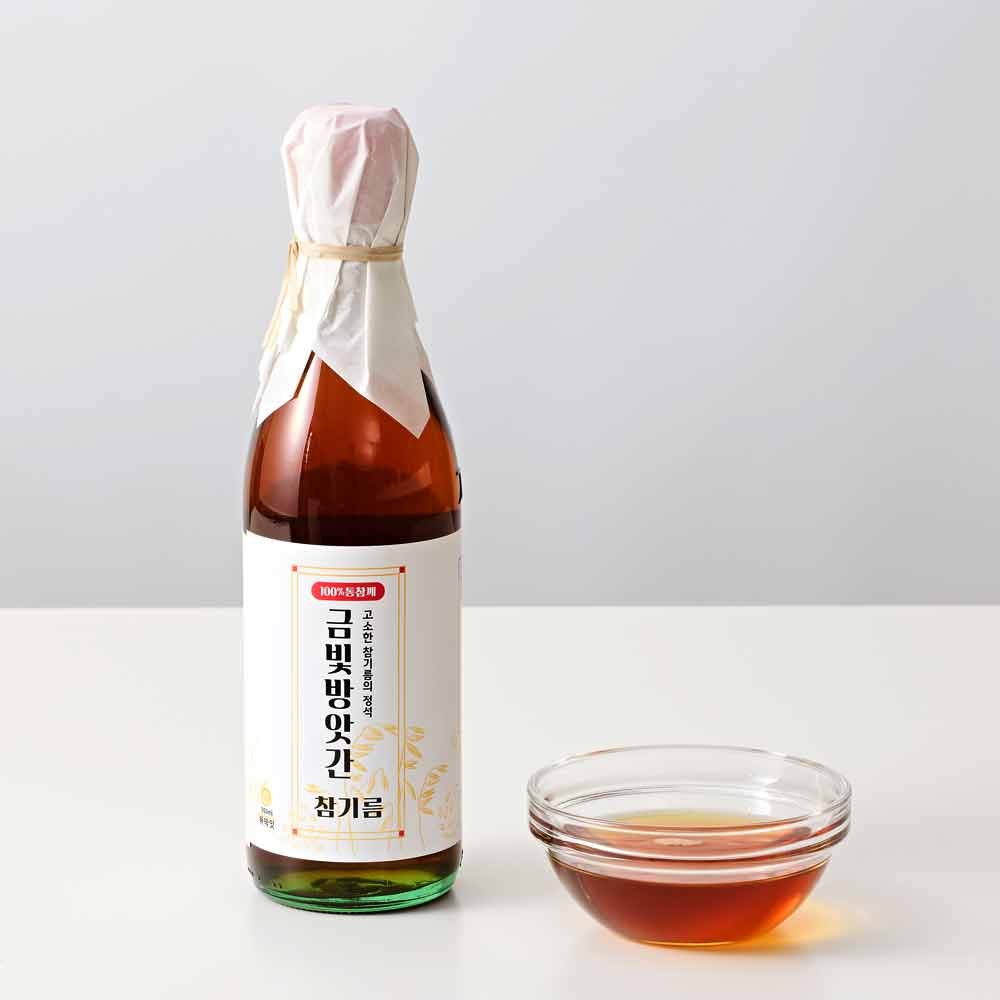 금빛방앗간 참기름 350ml