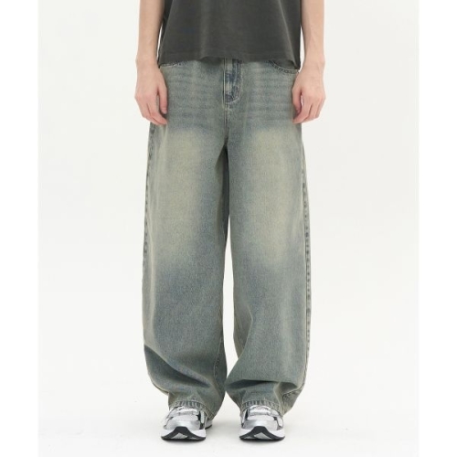 TOFFEE 커브드 와이드 데님 팬츠 SAND BLUE T5S-CWDPT221SB 272232 L