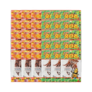 한양식품 오징어 숏다리 20g 5개 + 매콤 숏다리 20g 5개 (3개)_이미지
