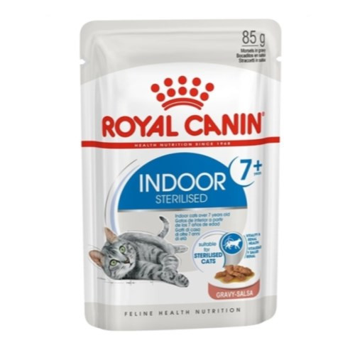 로얄캐닌 캣 인도어 7+ 젤리 파우치 85g (1개)_이미지