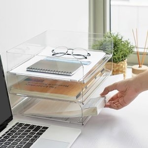 뉴퍼펙트 히키스 OFFISYS 데스크 A4 문서 서류정리 멀티 가로형 트레이