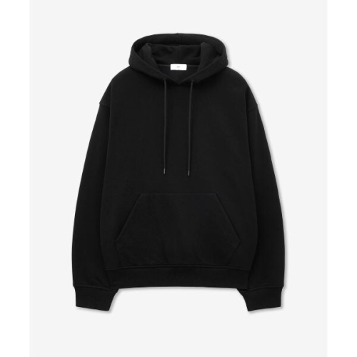 TNGT Oversize Hoodie Sweatshirt Black TNTS5F102BK_이미지