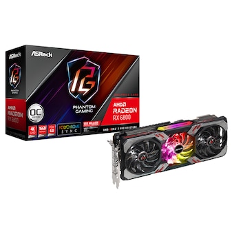 ASRock Phantom Gaming D 라데온 RX 6800 OC D6 16GB 에즈윈