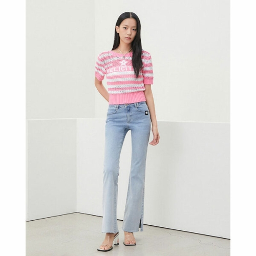 에고이스트 ER3DP761 밑단 맞트임 그라데이션 데님팬츠 25년 가을