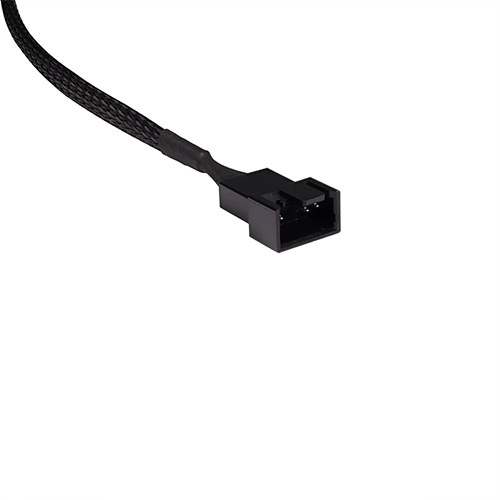 ALPHACOOL Y형 스플리터 4pin to 4x4pin PWM 케이블 (0.3m, 블랙)_이미지