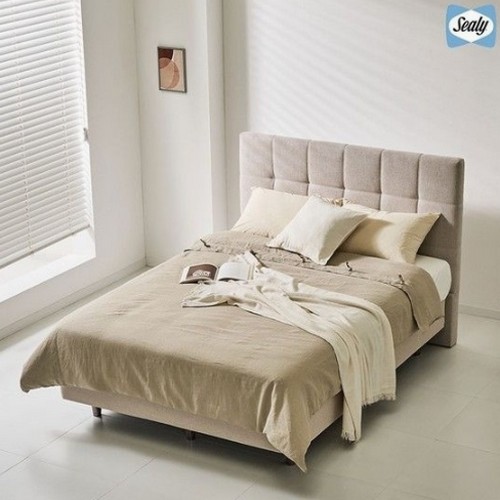 씰리 팀버 N9007 패브릭 침대 SS (몽로즈)_이미지