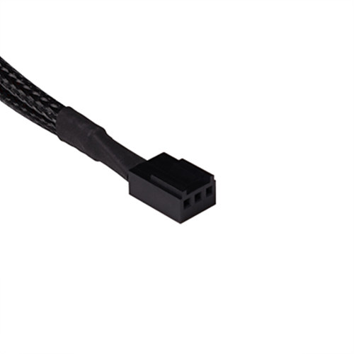 ALPHACOOL Y형 스플리터 3pin to 2x3-pin 케이블 (0.15m, 블랙)_이미지